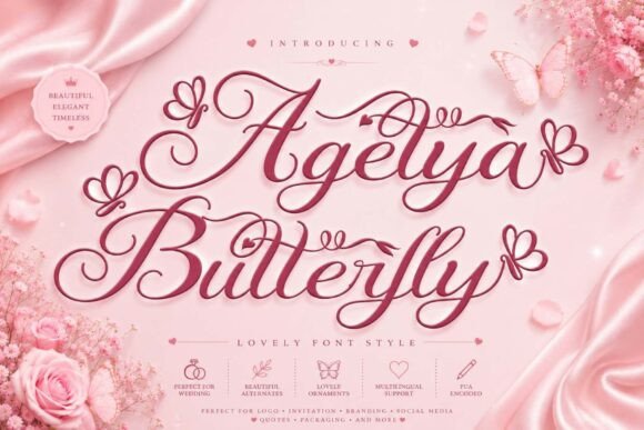 Agetya Butterfly: A Font for Moments That Matter