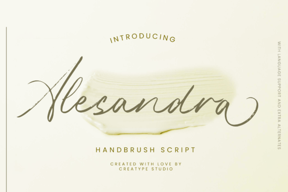 Alesandra: The Modern Brush Script for Elegant Branding