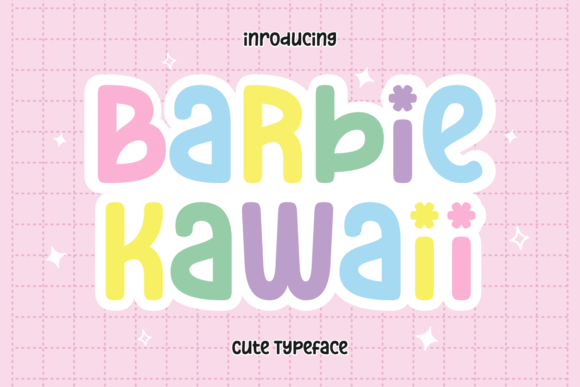 Barbie Kawaii: The Playful Display Font for Modern Creators