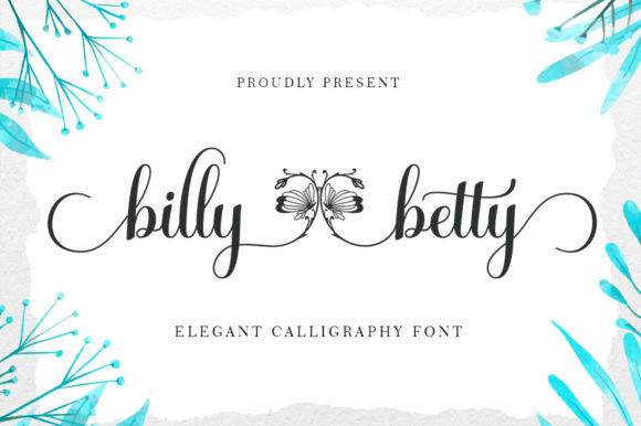 Billy Betty: The Calligraphy Font with a Romantic Edge