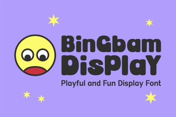 Bingbam: The Playful Display Font for Bold Branding