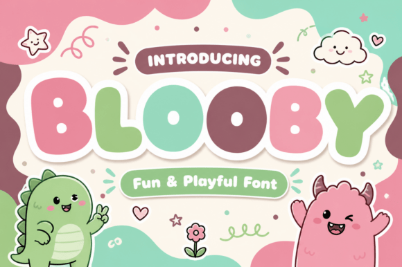 Blooby: A Display Font That Brings Instant Personality