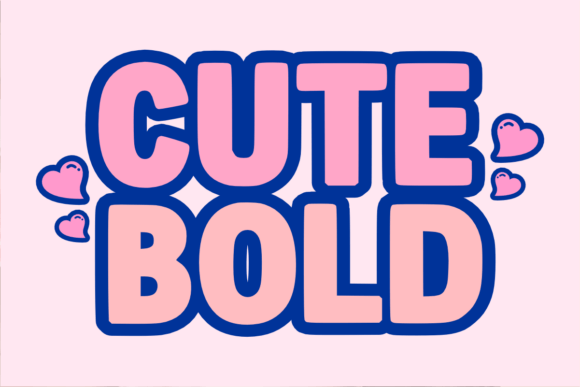 Cute Bold: Your Go-To Typeface for Joyful, High-Impact Design