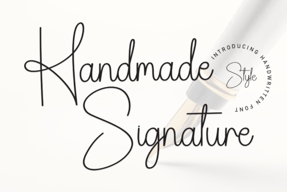 Handmade Signature: A Font with a Personal Touch