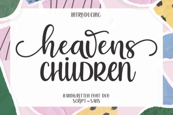 Heavens Children Duo: A Modern Typeface for Creative Projects