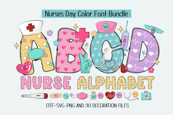 Nurse Alphabet: A Typeface Honoring Healthcare Heroes