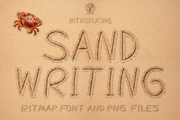 Sand Writing: The Unique Display Font for Creative Projects