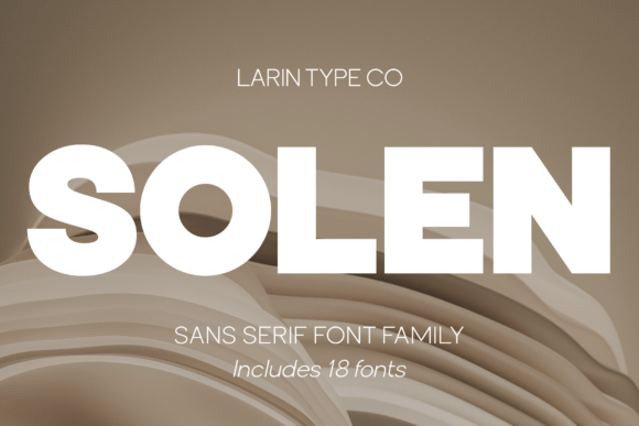 Solen: A Sans Serif Font That Commands Attention