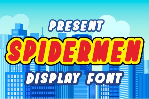 Spidermen Font: A Friendly Display Typeface for Creative Projects
