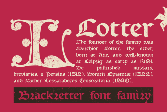 The Lotter Typeface: A Medieval Masterpiece for Modern Design