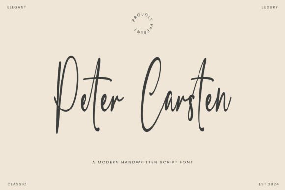 The Modern Handwritten Charm of Peter Carsten